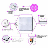 Full Spectrum Plant LED UV Grow Light Veg Lamp for Indoor Hydroponic Plant AU