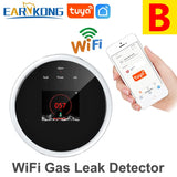 WIFI Gas Detector Combustible Household Smart Gas Alarm Sensor 2020 New Wifi Home Alarm System Tuyasmart / Smart Life APP