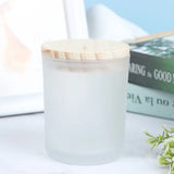 Candle Cup Environmentally Soybean Candle Glass Bottle with Wooden Lid Scented Candlesbirthday Candle Candle Jars Decoracion