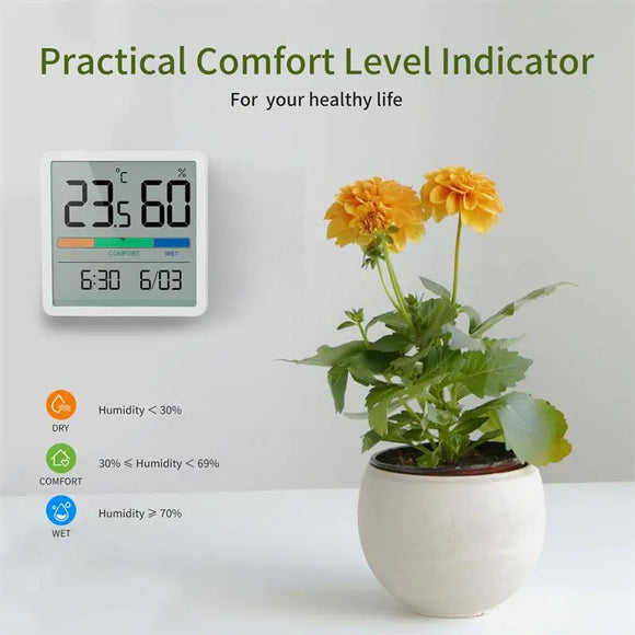 New Digital Home Indoor Temperature Humidity Meter LCD Digital Thermometer Hygrometer Sensor Gauge Weather Station