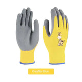 Kids Durable Waterproof Garden Work Gloves Non-Slip Children Safety Yard Work Gloves Portable Garden Supplies Gardening Gloves