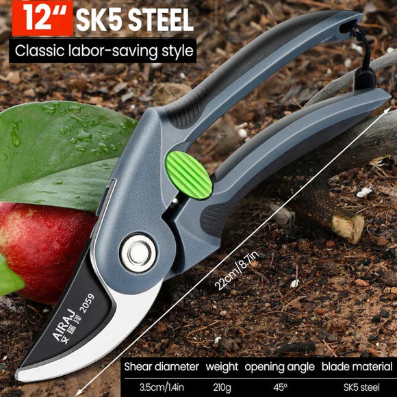 Plant Trim Garden Pruning Shears Horticulture Pruner Cut Shrub Garden Scissor Tool Branch Shear Orchard Folding Saw Set