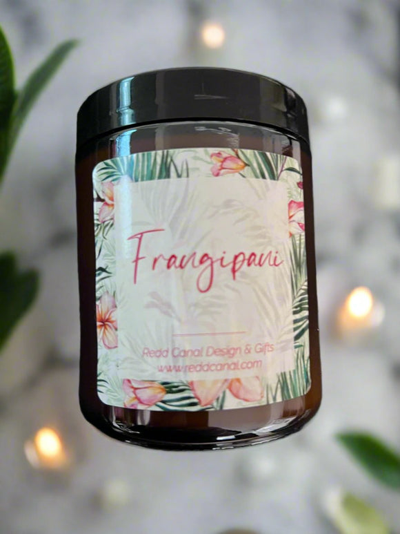 candle-frangipani