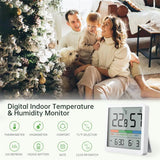 New Digital Home Indoor Temperature Humidity Meter LCD Digital Thermometer Hygrometer Sensor Gauge Weather Station