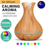 LED Aroma Aromatherapy Diffuser Essential Oil Ultrasonic Air Humidifier Purifier