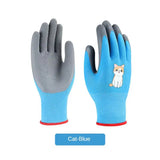 Kids Durable Waterproof Garden Work Gloves Non-Slip Children Safety Yard Work Gloves Portable Garden Supplies Gardening Gloves