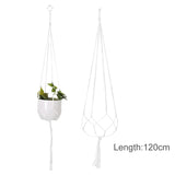 Hanging Plant Handmade Macrame Plant Hanger Flower Pot Planter Hanger Wall Decor Courtyard Garden Hanging Planter Hanging Basket