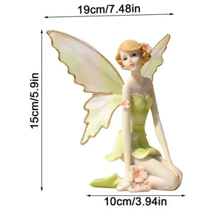 Resin Elf Angel Ornaments Decorative Figurines for Home and Office