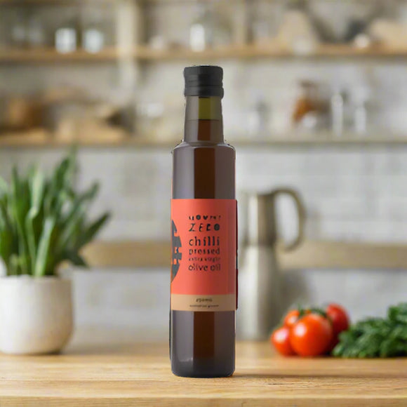 MOUNT ZERO PRODUCTS - Chilli Pressed Extra Virgin Olive Oil 250ml