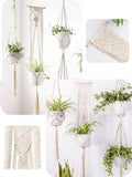 100% Handmade Hanging Macrame Plant Hanger Indoor