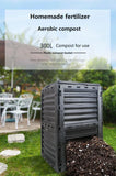 300L Compost Bin Garden Courtyard Compost box Leaves Organic Fertilizer Fermentation Tank Kitchen Garbage Environmental Protect