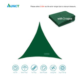 Dark Green Waterproof Sun Shade Sail Square Rectangle Triangle Garden Terrace Canopy Pool Shade Camp Hiking Yard Awning