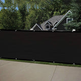 Black Privacy Screen Fence -Heavy Duty Fencing Mesh Shade Net Cover for Wall Garden Backyard Yard , Deck, Balcony