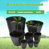 50/100pcs Plastic Plant Nursery Flowerpot