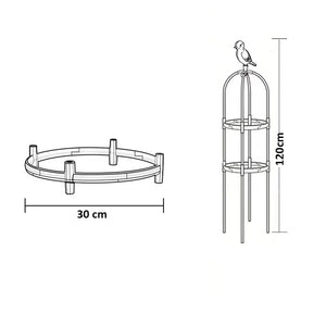 Climbing Plant Trellis Garden Tomato Support Cages For Flowers Plants Support Frame Trellis Climbing DIY Flower Vines Pot Stand