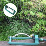 Automatic Watering System for Lawns and Agriculture - 15 Hole Swivel Nozzle Sprinkler with 120° Rotation for Maximum Coverage