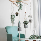 100% Handmade Hanging Macrame Plant Hanger Indoor