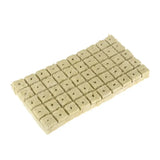 50pcs 25x25x25mm Stonewool Hydroponic Grow Media Cubes Plant Cubes Soilless Substrate Seeded Rock Wool Plug Seedling Block