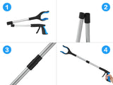 Reacher Grabber Tool Foldable Trash Picker Grabber Garden Nabber Litter Picker Extended Pick Up Tools Litter Picker