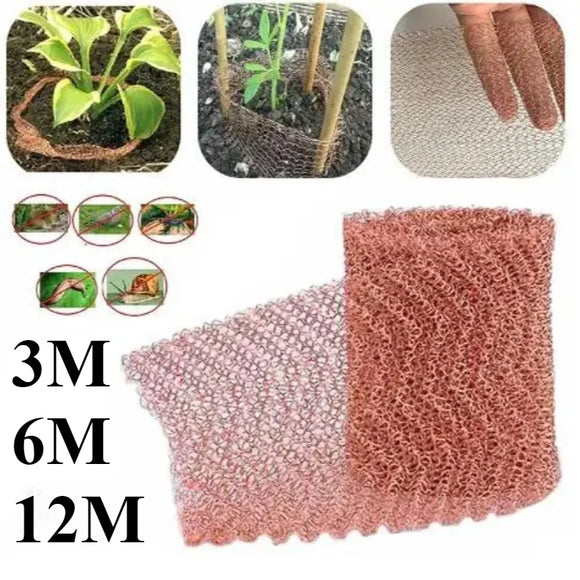 3/6/12M Copper Mesh Filter To Prevent Rats Rodents Slugs and Snails Control Net Garden Plant Protection Shielding Net