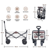 500lbs Heavy Duty Large Capacity folding Wagon