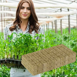 500/50Pcs Planting Sponge Rock Cotton Starter Plugs Hydroponic Grow Media Cube Plant Propagation Grow Cubes Home Garden Supplies