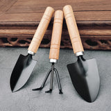 3Pcs Shovels Rake Wide Narrow