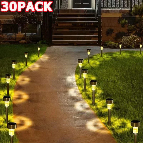 Outdoor Solar Lights Garden Lights Solar Powered Lamp Lantern Waterproof Landscape Lighting Pathway Yard Lawn Garden Decoration