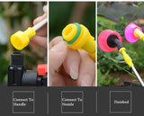 3-in-1 Set Retractable Spraying Rod Nozzle And Handle Electric Sprayer Outdoor Garden Pesticide Spray Watering Can Accessories