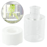 Hydroponic Flower Pot Home Vase Decor Transparent Imitation PET Plastic Plant Pots Green Plants Pot For Home Decoration