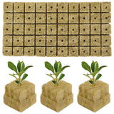 Stonewool Hydroponic Grow Media Cubes Plant Cube Soilless Substrate Seeded Planting Spong Plug Seedling Block Garden Tools