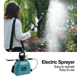 5/8L Watering Can Agricultural Equipment USB Rechargeable Electric Sprayer Garden Plant Mister with Spray Gun Automatic Tool