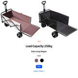 500lbs Heavy Duty Large Capacity folding Wagon