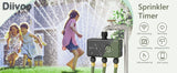 Diivoo WiFi Garden Watering Timers 1/2/3 Zone Drip Irrigation Indoor/Outdoor Programmable Controller Automatic Valve Alexa Voice