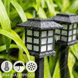 2/4/6/8/10/12Pcs Solar LED Pathway Lights Outdoor