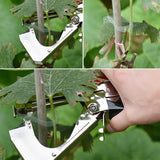 Binding Tying Machine Garden Plant Tapetool Tapener with Tape Staples Set for Vegetable Grape Tomato Cucumber Pepper Branch Tool