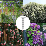 Garden Trellis For Climbing Plants Rust-Proof Trellis Metal Vine Plant Support Trellis DIY Climbing Trellis Flower Pots Supports