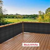 Black Privacy Screen Fence -Heavy Duty Fencing Mesh Shade Net Cover for Wall Garden Backyard Yard , Deck, Balcony