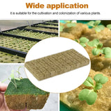 500/50Pcs Planting Sponge Rock Cotton Starter Plugs Hydroponic Grow Media Cube Plant Propagation Grow Cubes Home Garden Supplies