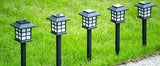 2/4/6/8/10/12Pcs Solar LED Pathway Lights Outdoor