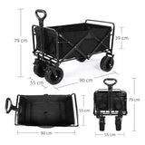 500lbs Heavy Duty Large Capacity folding Wagon