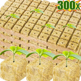 Stonewool Hydroponic Grow Media Cubes Plant Cube Soilless Substrate Seeded Planting Spong Plug Seedling Block Garden Tools