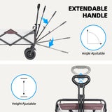 500lbs Heavy Duty Large Capacity folding Wagon