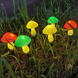 12pcs LED Solar Mushroom Light