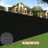 Black Privacy Screen Fence -Heavy Duty Fencing Mesh Shade Net Cover for Wall Garden Backyard Yard , Deck, Balcony