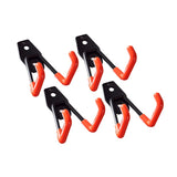 5 Size Heavy Duty Metal Hook Garage Organizer Wall Mount  Anti-slip Bicycle Hanger Hooks Storage Hook For Ladders Garden Tool