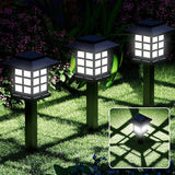 2/4/6/8/10/12Pcs Solar LED Pathway Lights Outdoor