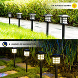 2/4/6/8/10/12Pcs Solar LED Pathway Lights Outdoor