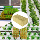 Stonewool Hydroponic Grow Media Cubes Plant Cube Soilless Substrate Seeded Planting Spong Plug Seedling Block Garden Tools