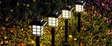 2/4/6/8/10/12Pcs Solar LED Pathway Lights Outdoor